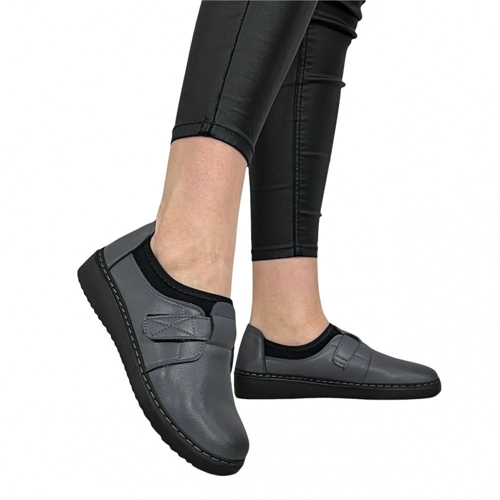 Pantofi Casual Aneta Gri - BristoGool
