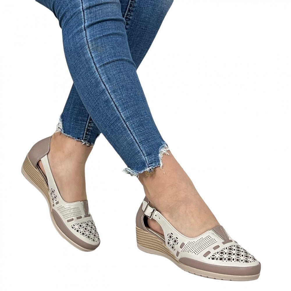 Pantofi Casual Debie Bej - BristoGool
