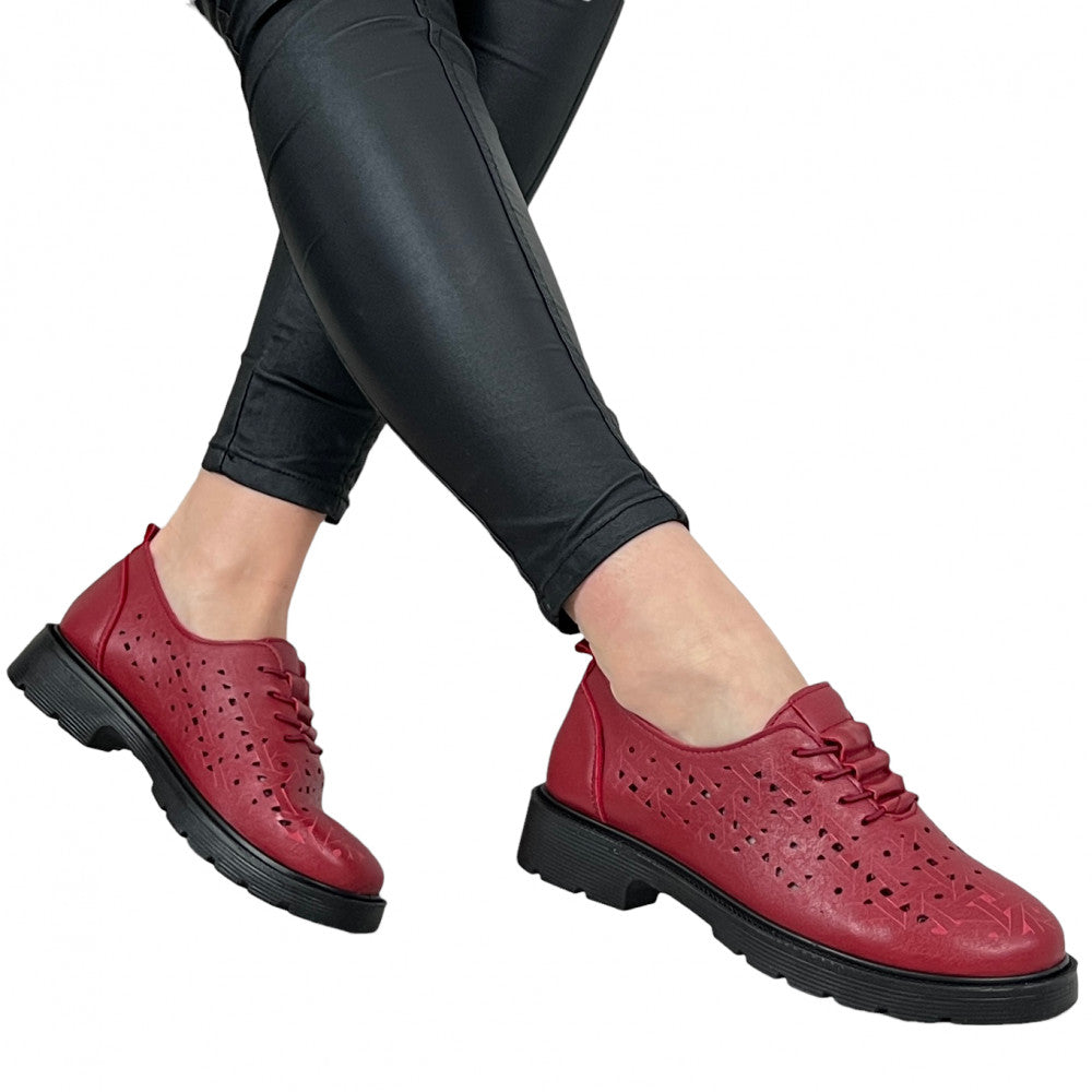 Pantofi Casual Emiliana Rosu