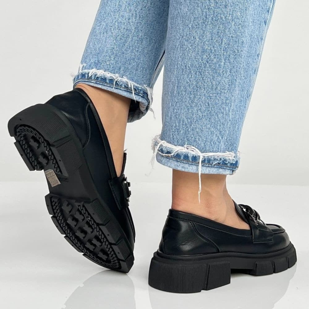 Pantofi Casual Husala Negru - BristoGool