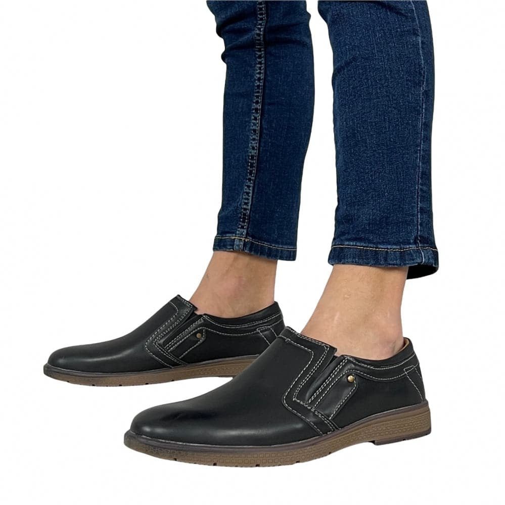 Pantofi Casual Nadim Negru - BristoGool