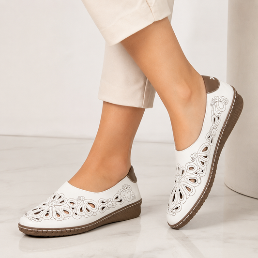 Pantofi Casual Stefania Alb