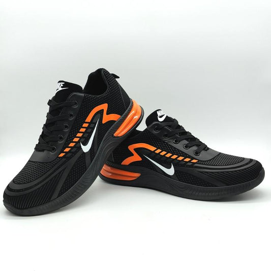 Pantofi Sport George Negru Portocaliu