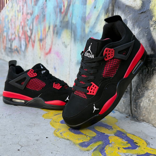 Pantofi Sport Cod 1015 Negru Rosu