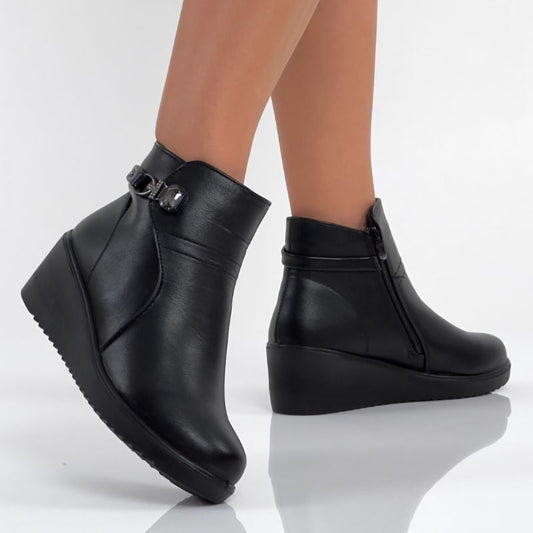 Ghete Imblanite Flavia 2 Negru