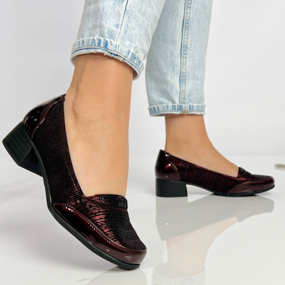 Pantofi Casual Alvonia Visiniu