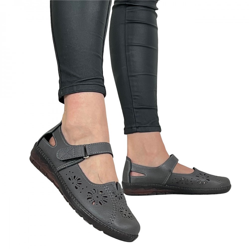 Pantofi Casual Amerina Gri - BristoGool