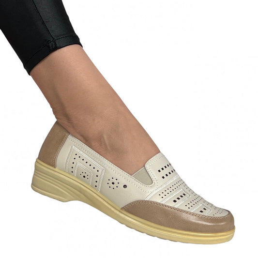 Pantofi Casual Amfora Bej