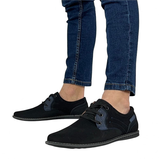Pantofi Casual Boris Negru