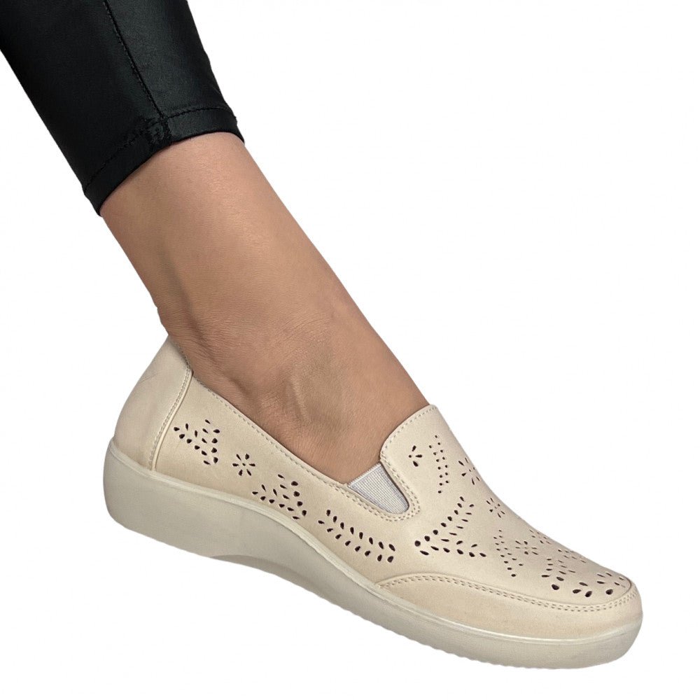 Pantofi Casual Capri Bej - BristoGool
