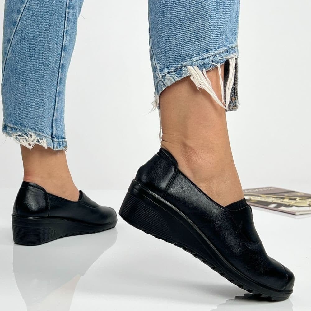 Pantofi Casual Chemisa Negru - BristoGool