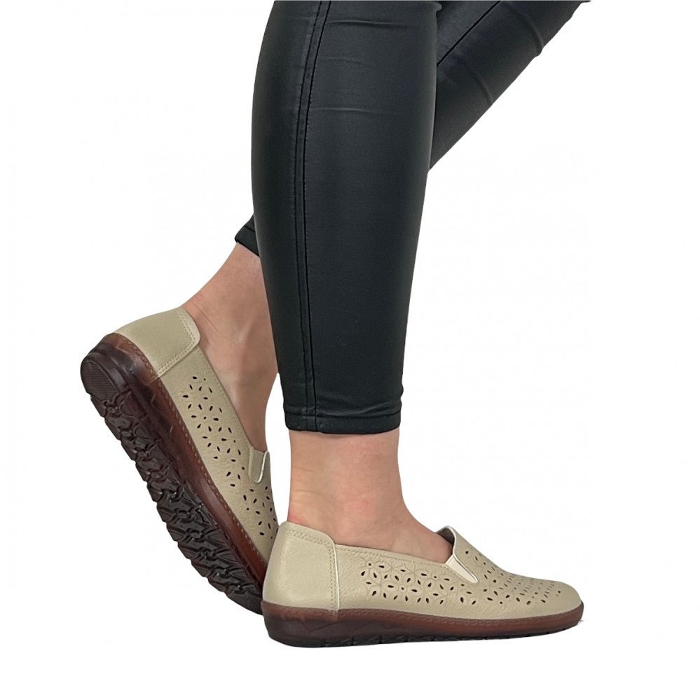 Pantofi Casual Dariana Bej - BristoGool