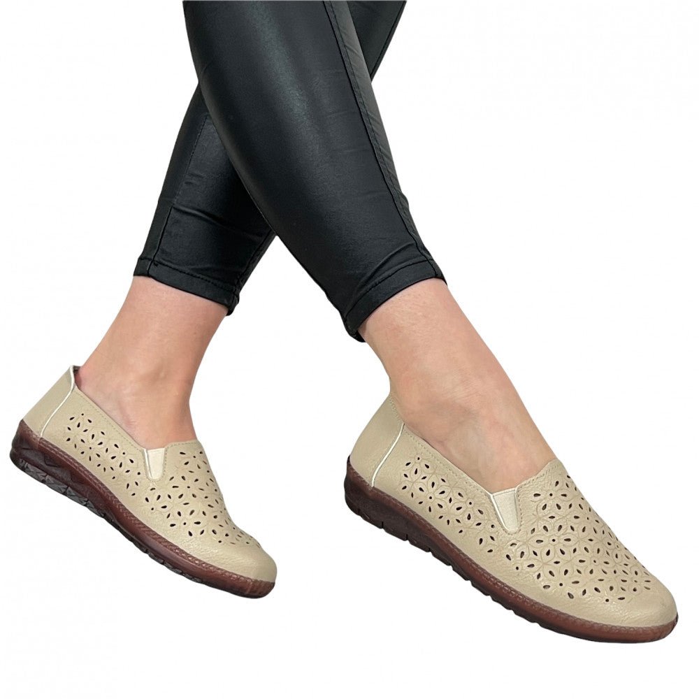 Pantofi Casual Dariana Bej - BristoGool