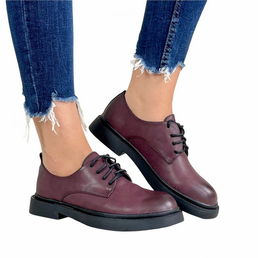 Pantofi Casual Davos Burgundy