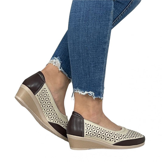 Pantofi Casual Debera Bej - Maro - BristoGool