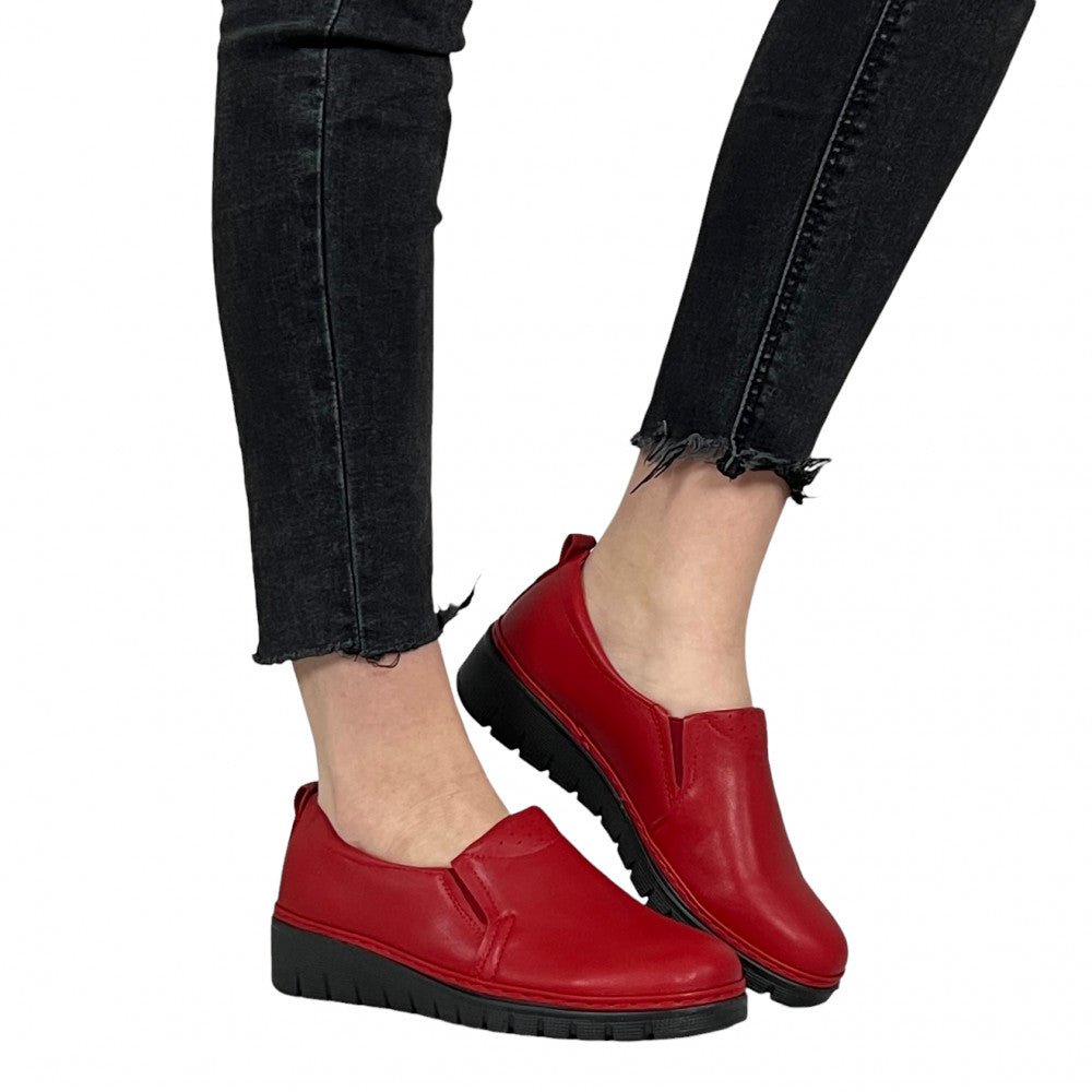 Pantofi Casual Despina Rosu - BristoGool
