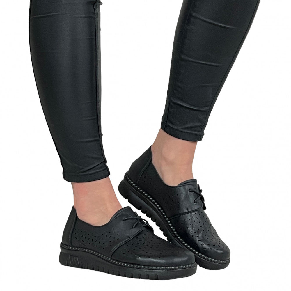 Pantofi Casual Eliodora Negru