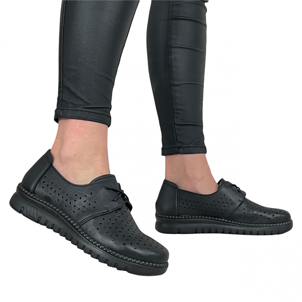 Pantofi Casual Eliodora Negru