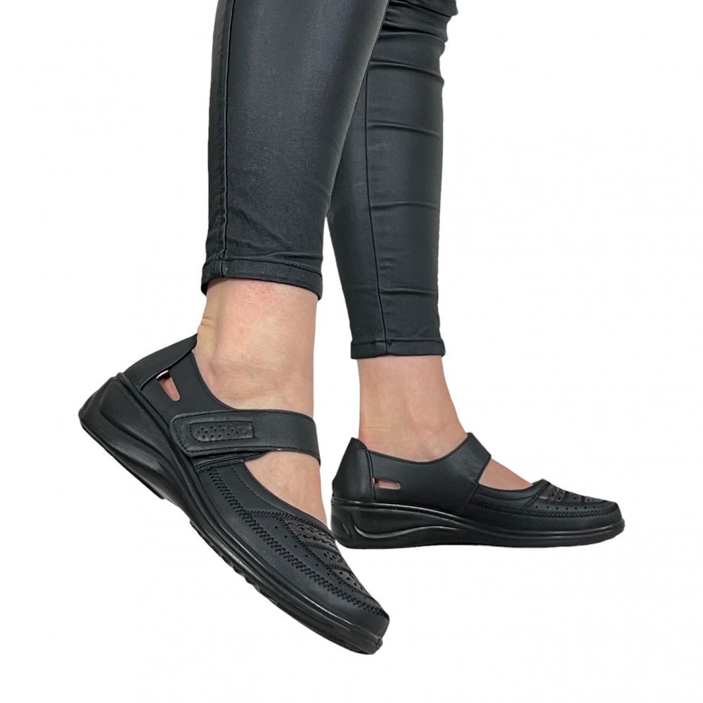 Pantofi Casual Fabios Negru - BristoGool