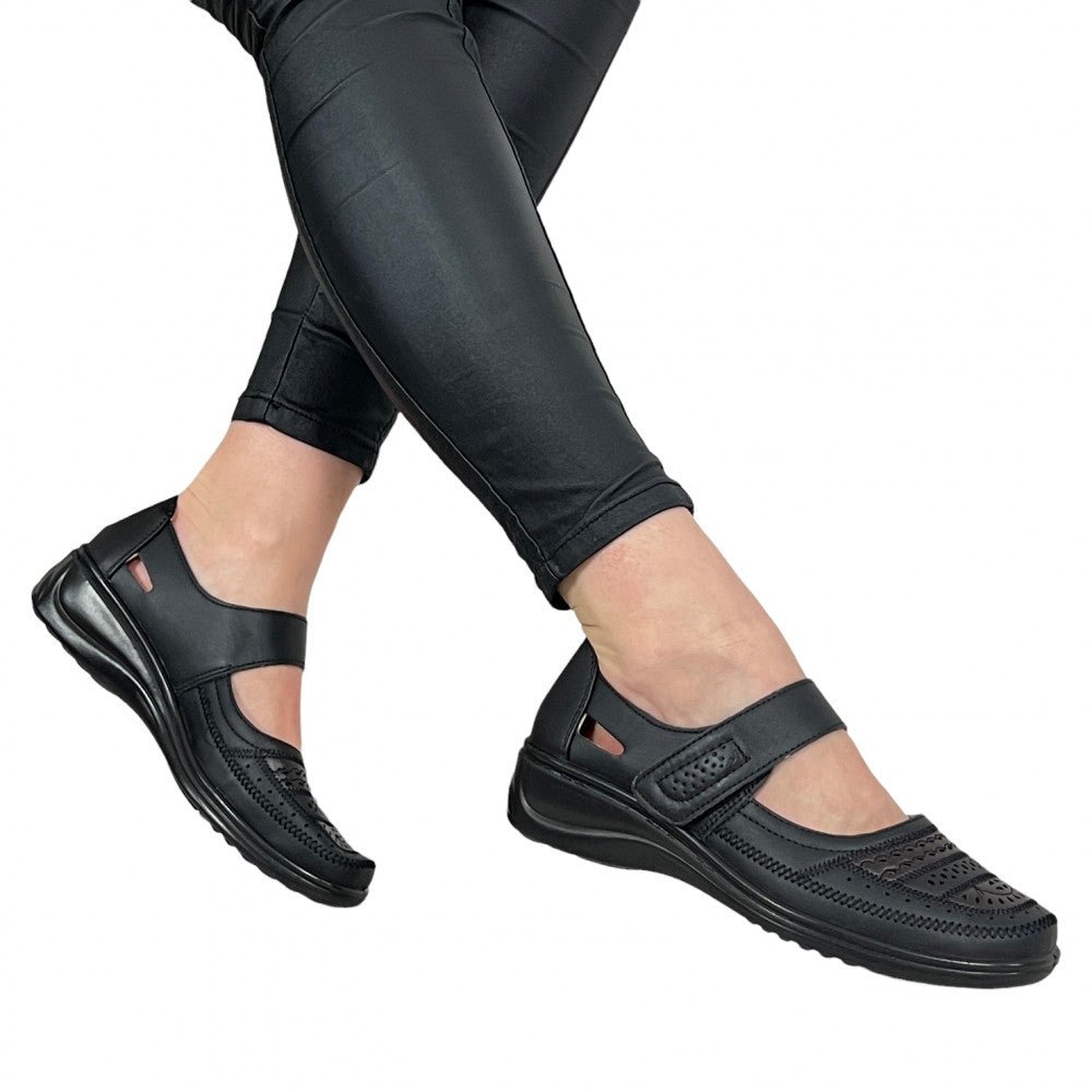 Pantofi Casual Fabios Negru - BristoGool