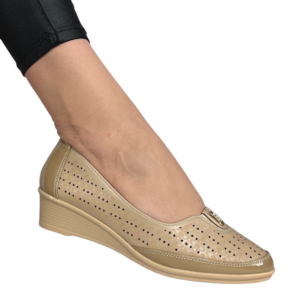 Pantofi Casual Hema Bej - BristoGool