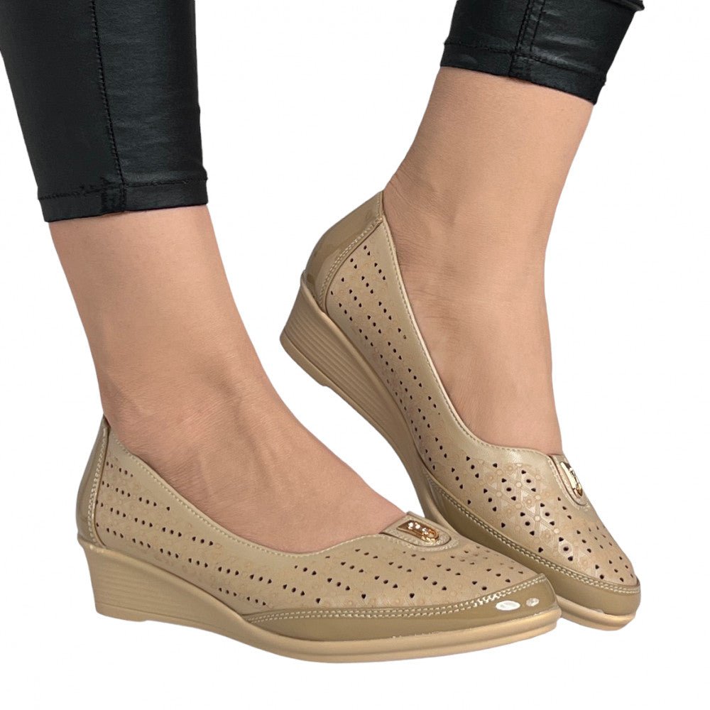 Pantofi Casual Hema Bej - BristoGool