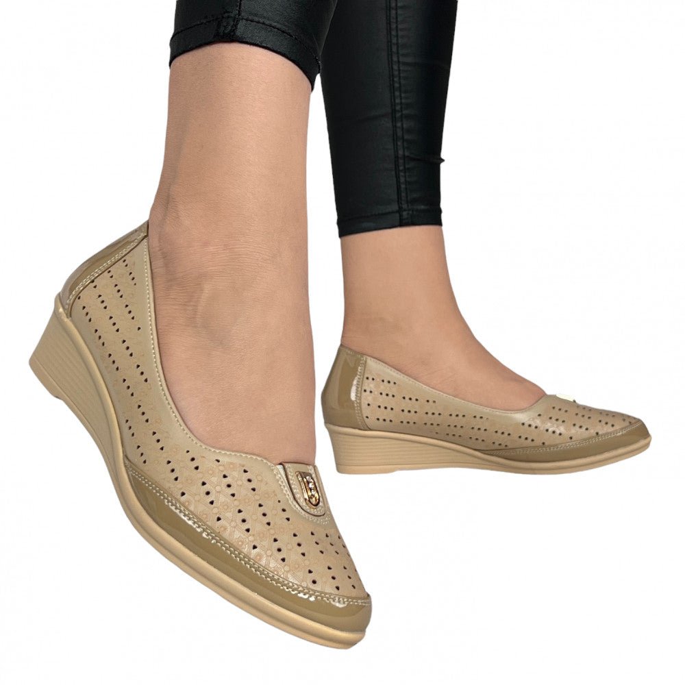 Pantofi Casual Hema Bej - BristoGool