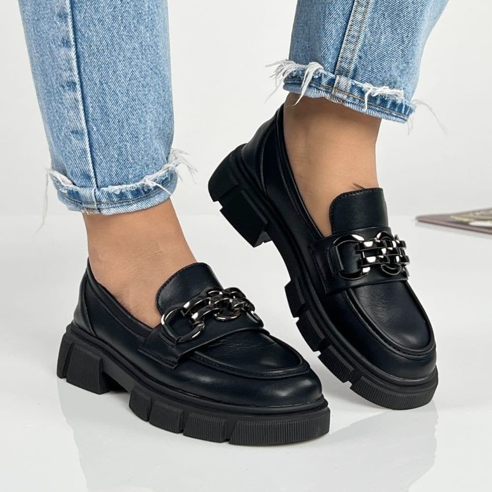 Pantofi Casual Husala Negru - BristoGool