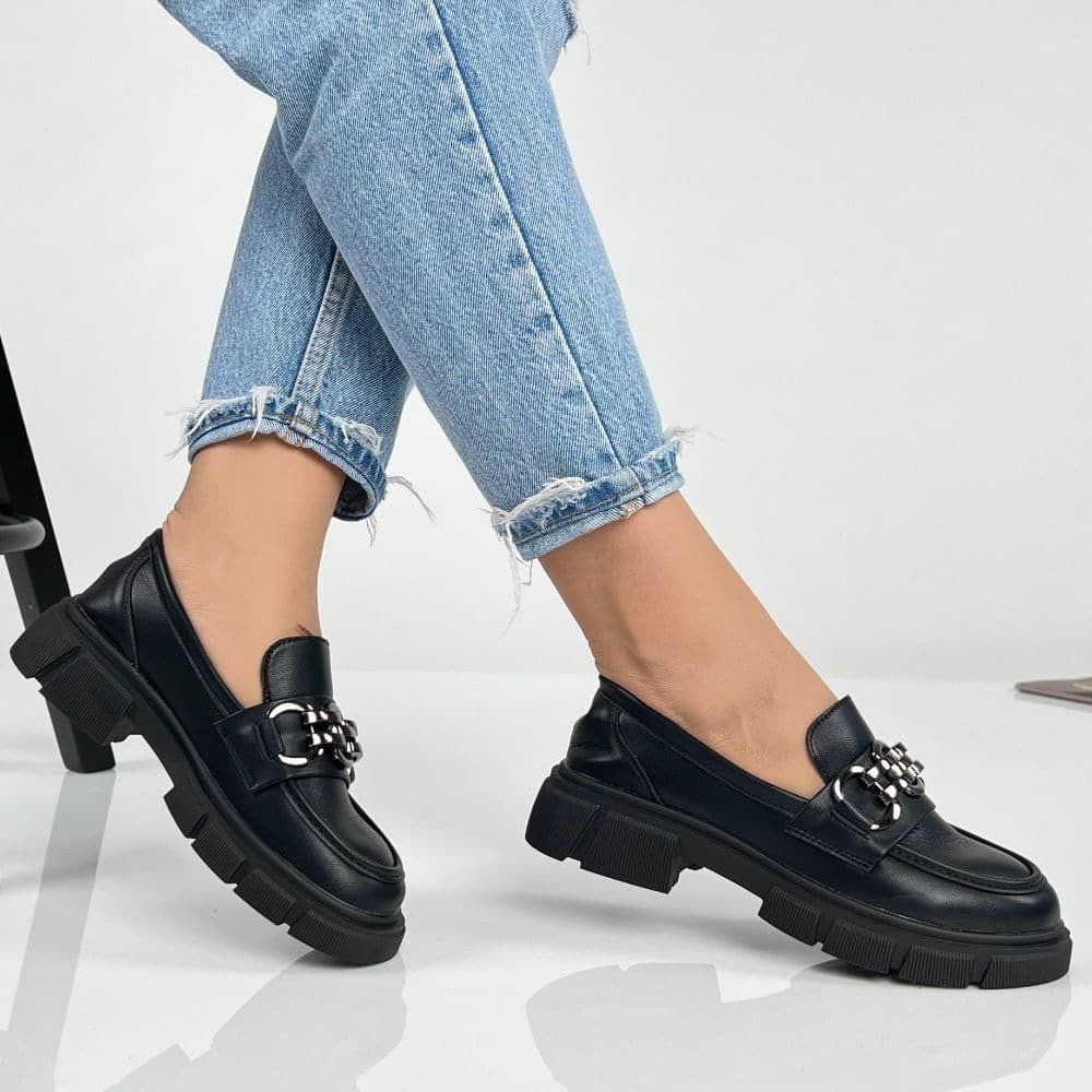Pantofi Casual Husala Negru - BristoGool