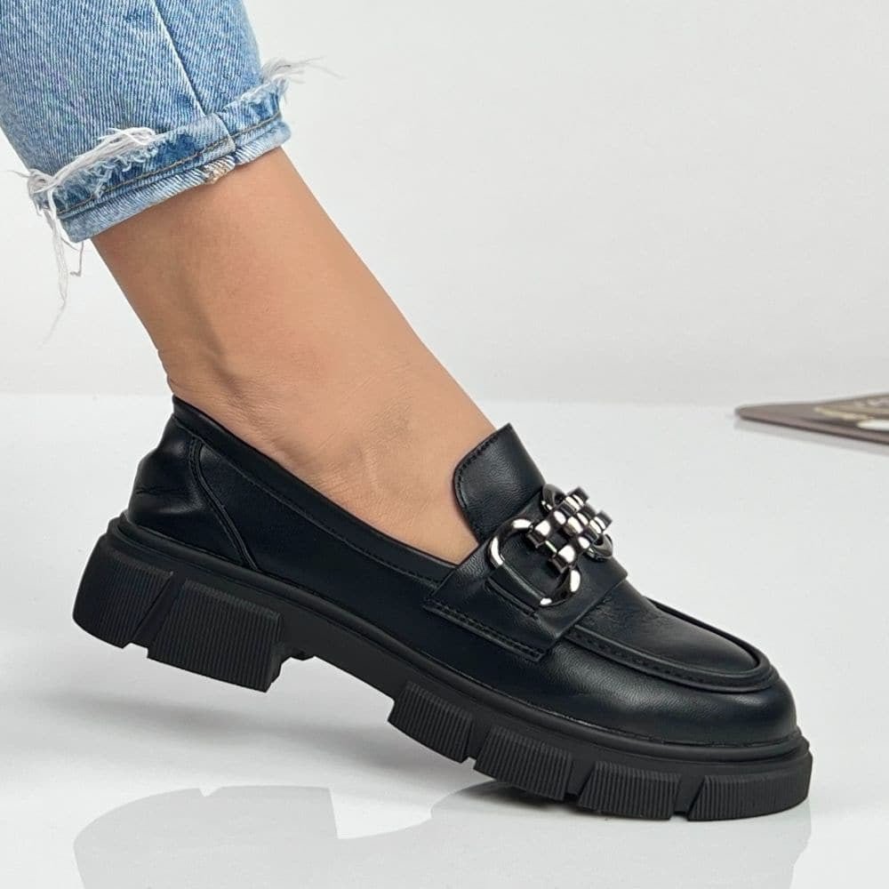 Pantofi Casual Husala Negru - BristoGool