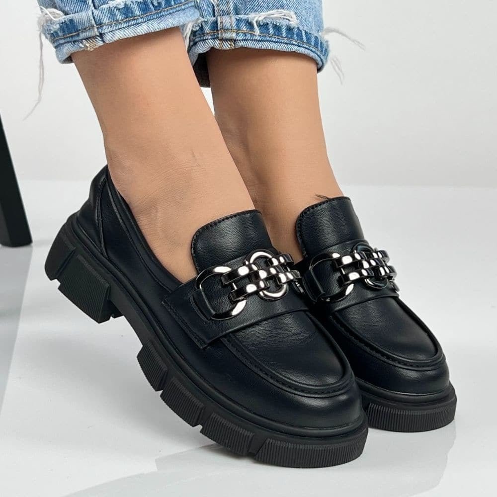 Pantofi Casual Husala Negru - BristoGool