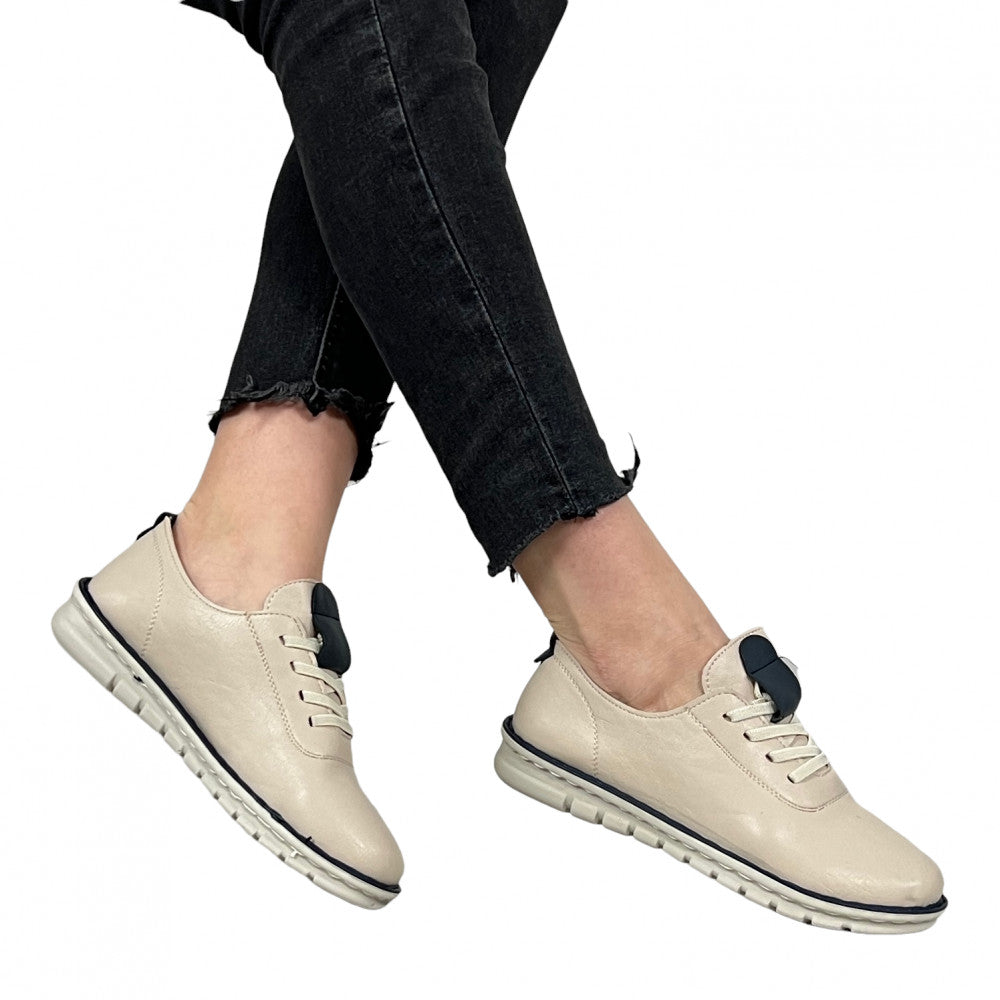 Pantofi Casual Ilona Bej