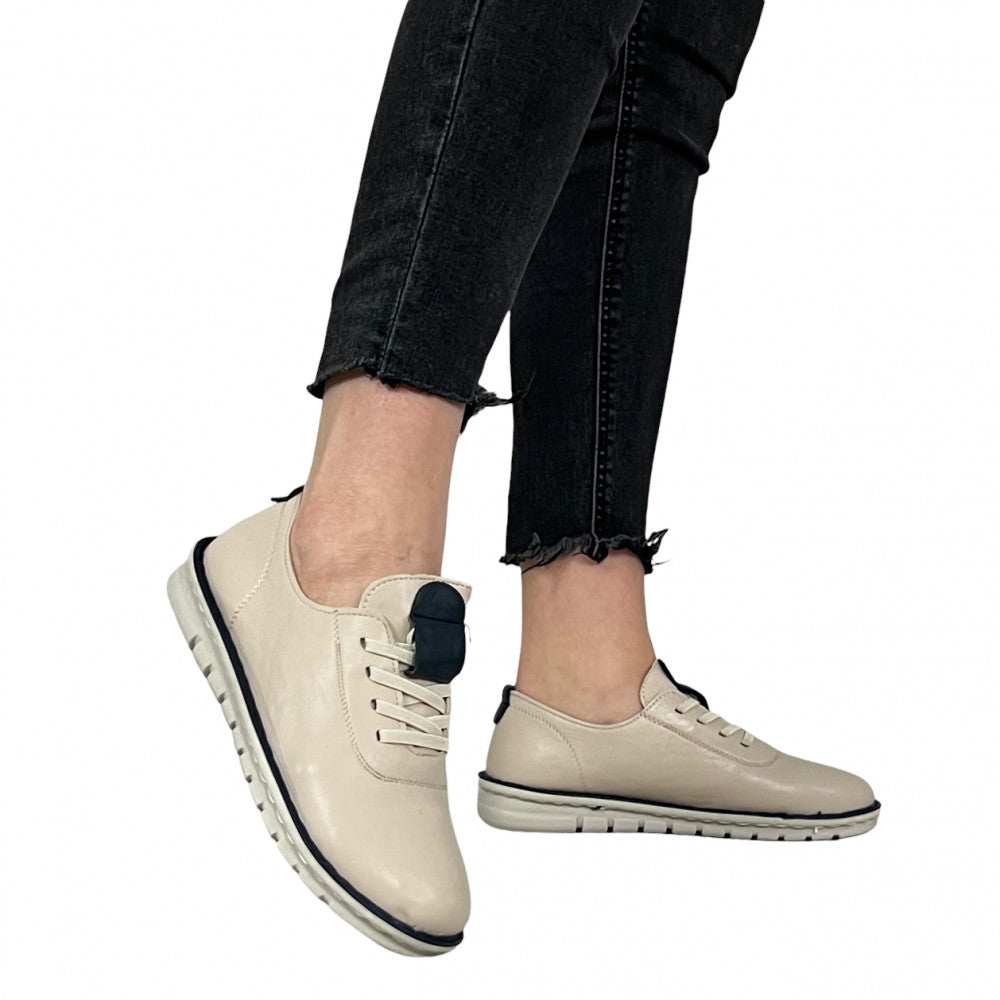 Pantofi Casual Ilona Bej