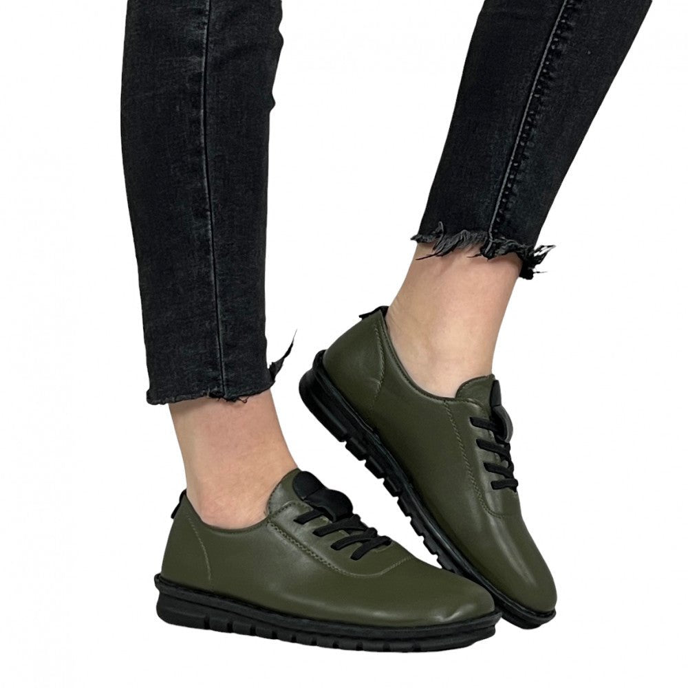 Pantofi Casual Ilona Kaki - BristoGool