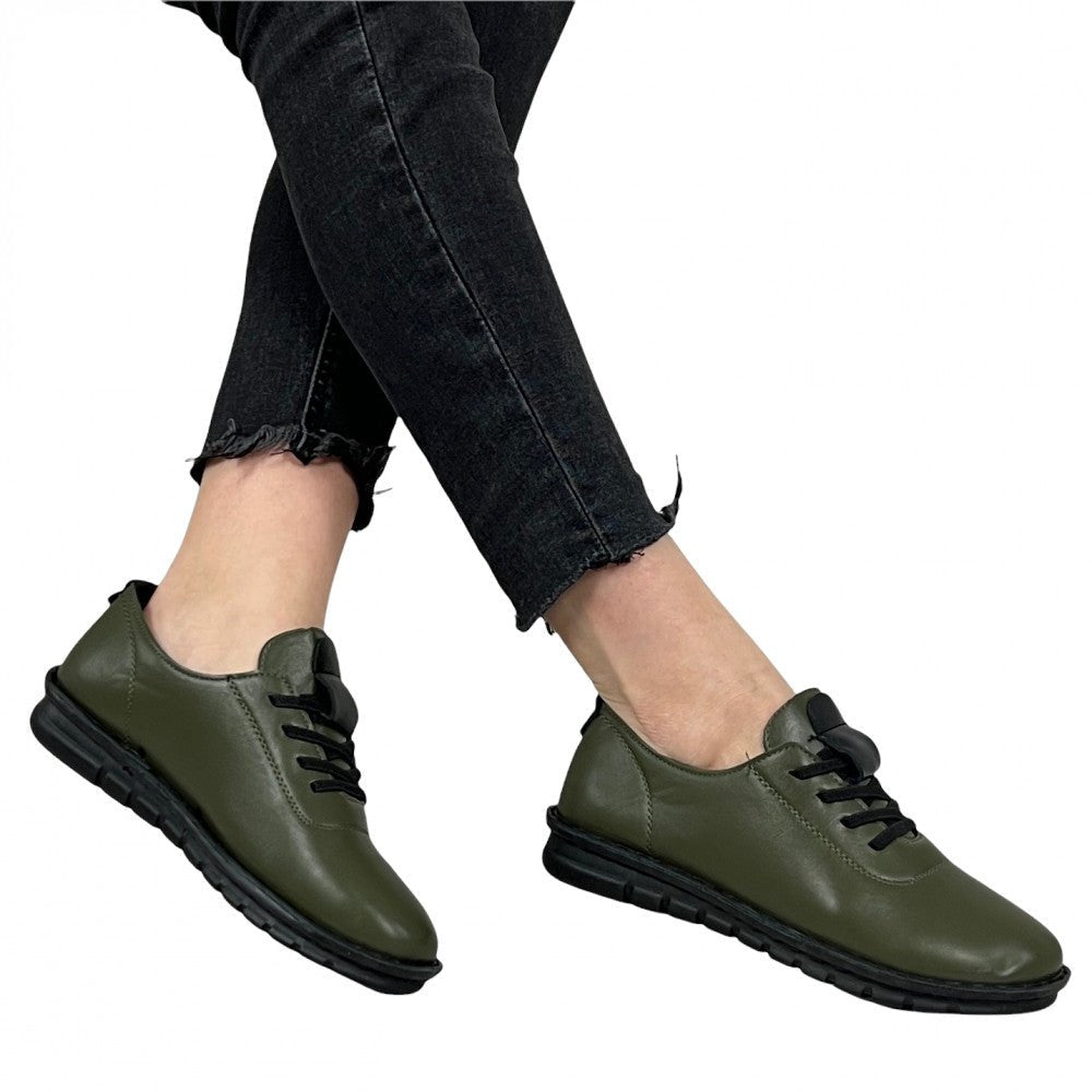 Pantofi Casual Ilona Kaki - BristoGool