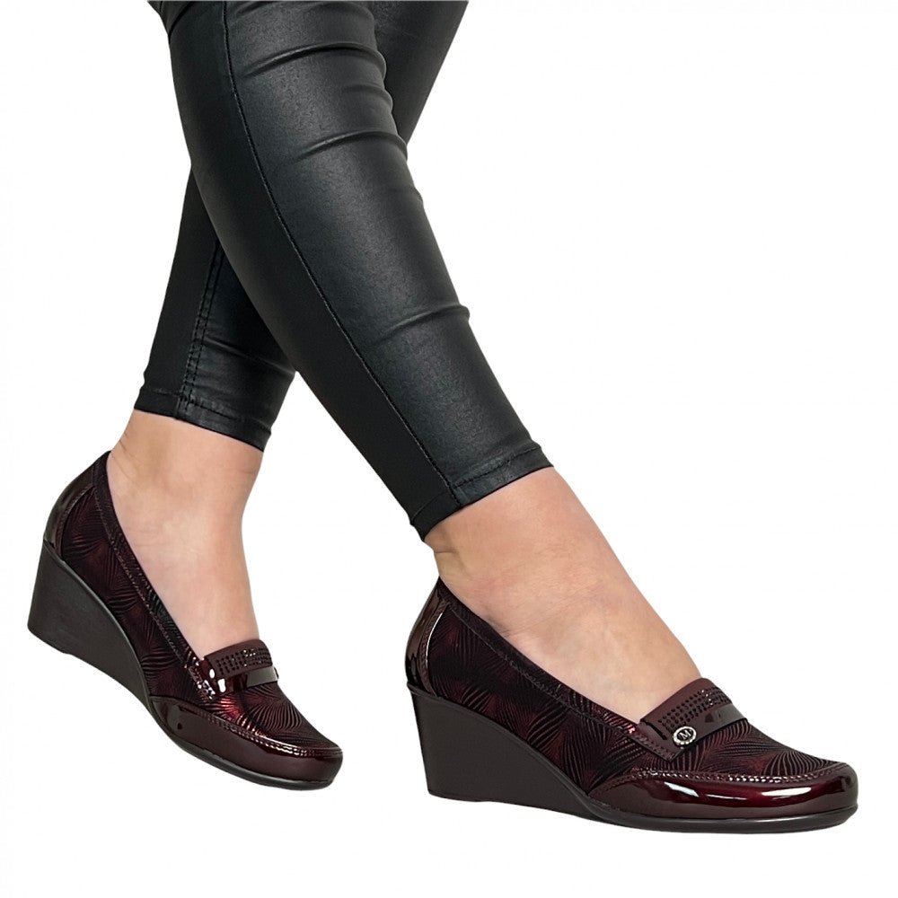 Pantofi Casual Irema Visiniu - BristoGool
