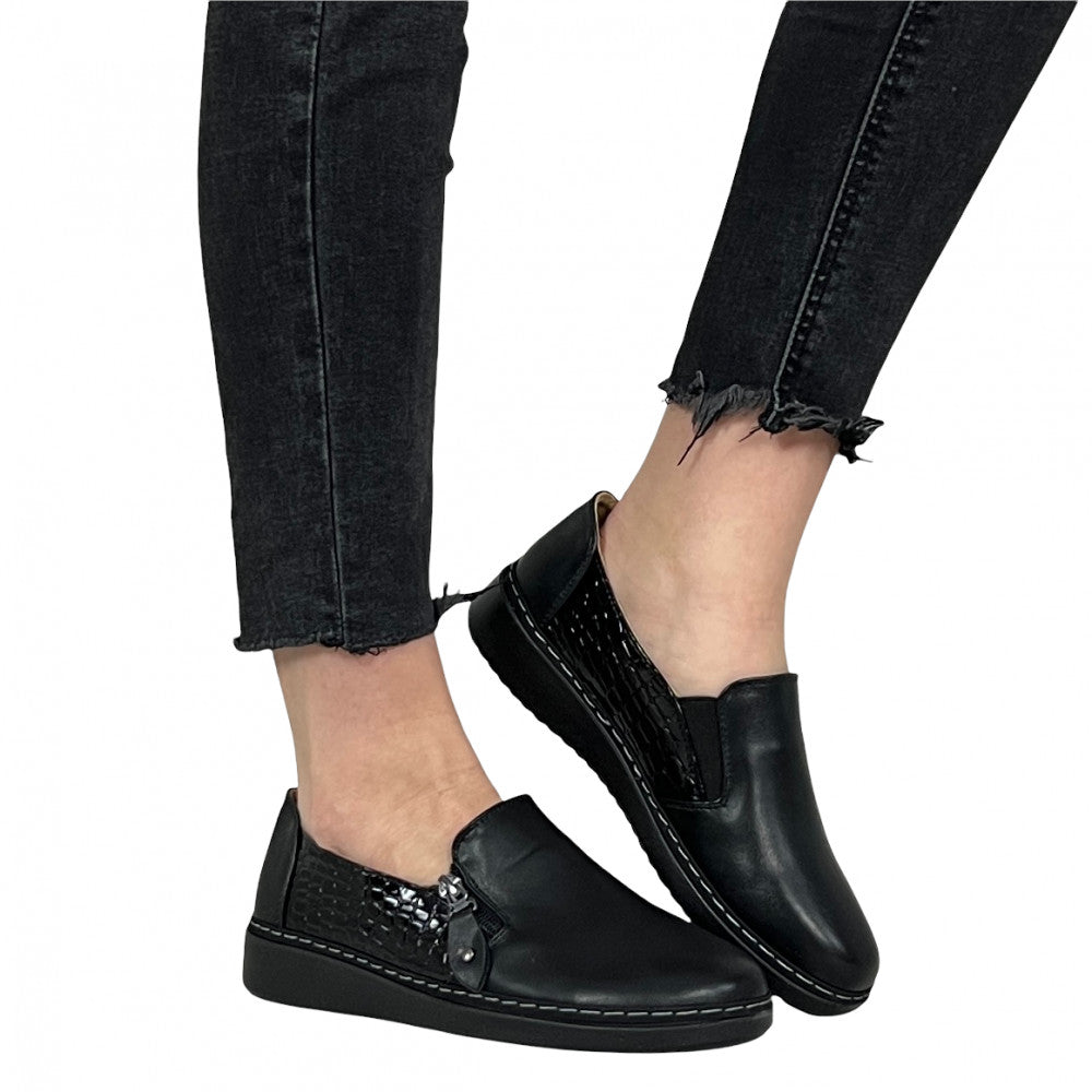 Pantofi Casual Joana Negru