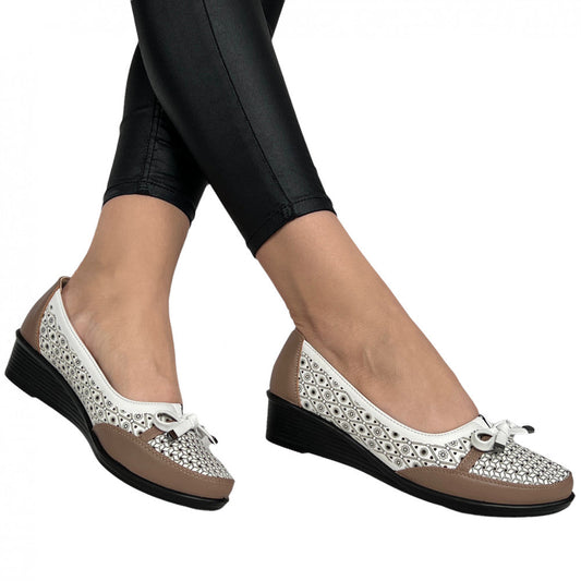 Pantofi Casual Larisa Alb