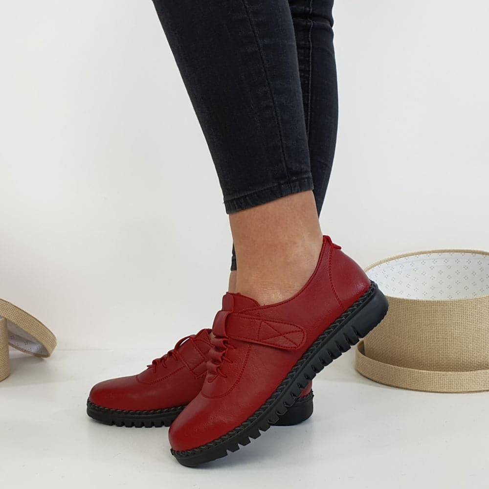 Pantofi Casual Malini Rosu