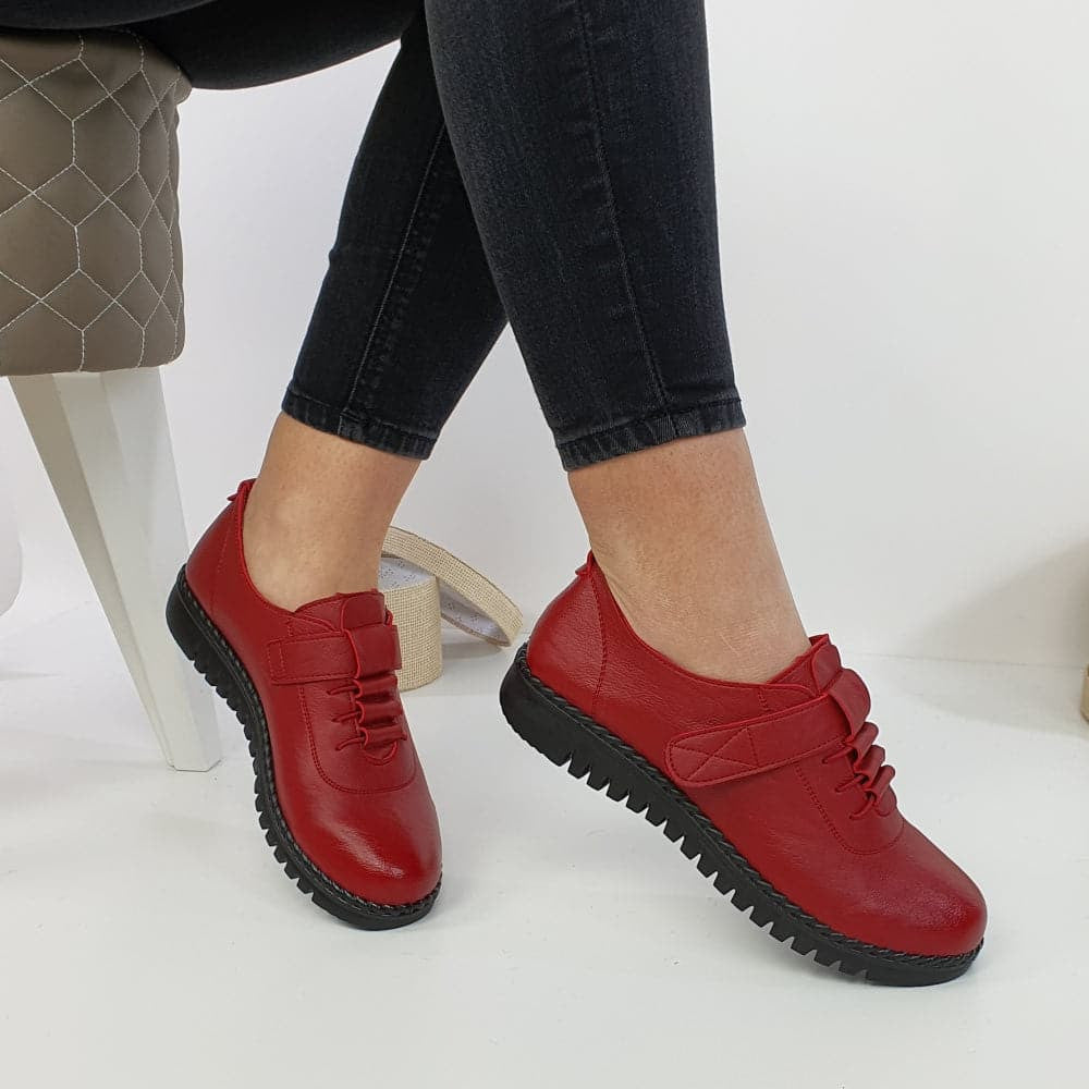 Pantofi Casual Malini Rosu