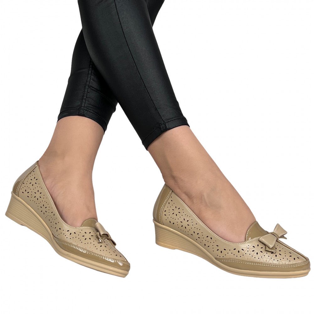 Pantofi Casual Maresa Bej - BristoGool