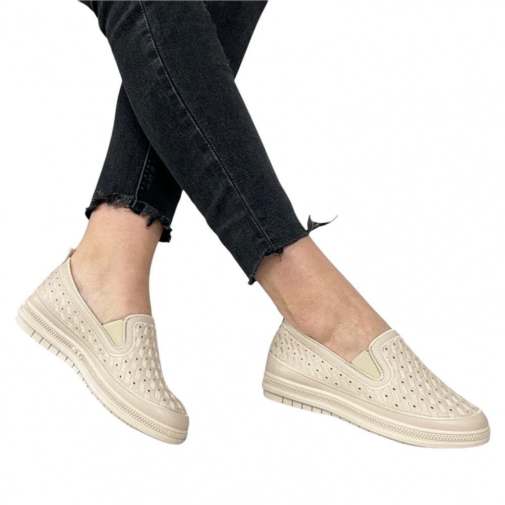 Pantofi Casual Pandora Bej - BristoGool