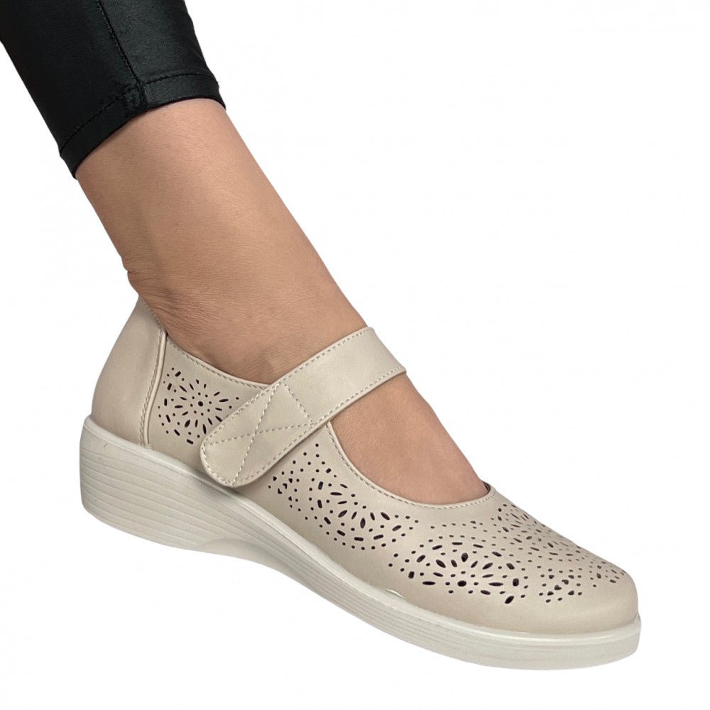 Pantofi Casual Peja Bej - BristoGool