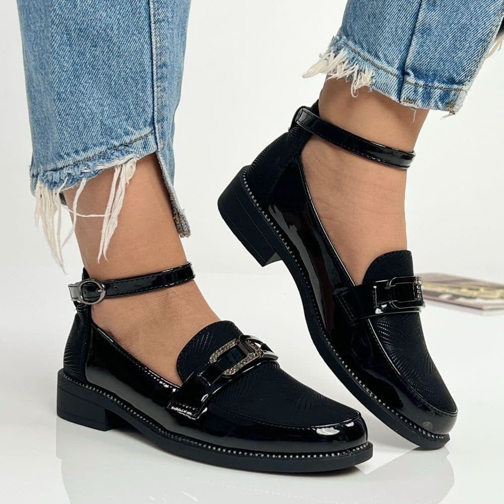 Pantofi Casual Pomi Negru - BristoGool