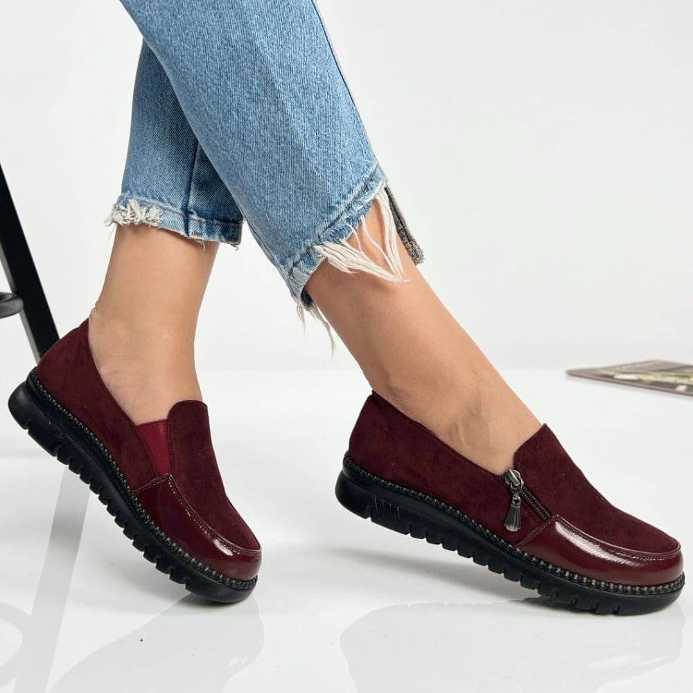 Pantofi Casual Retima Visiniu