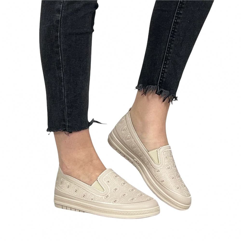 Pantofi Casual Simina Bej - BristoGool