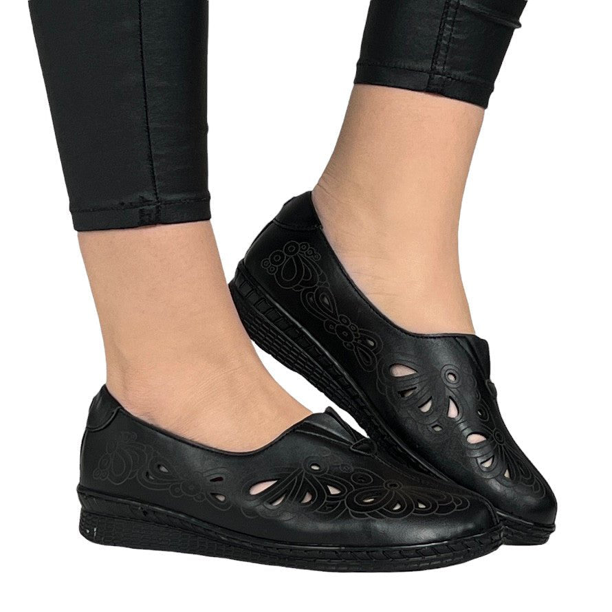 Pantofi Casual Stefania Negru - BristoGool