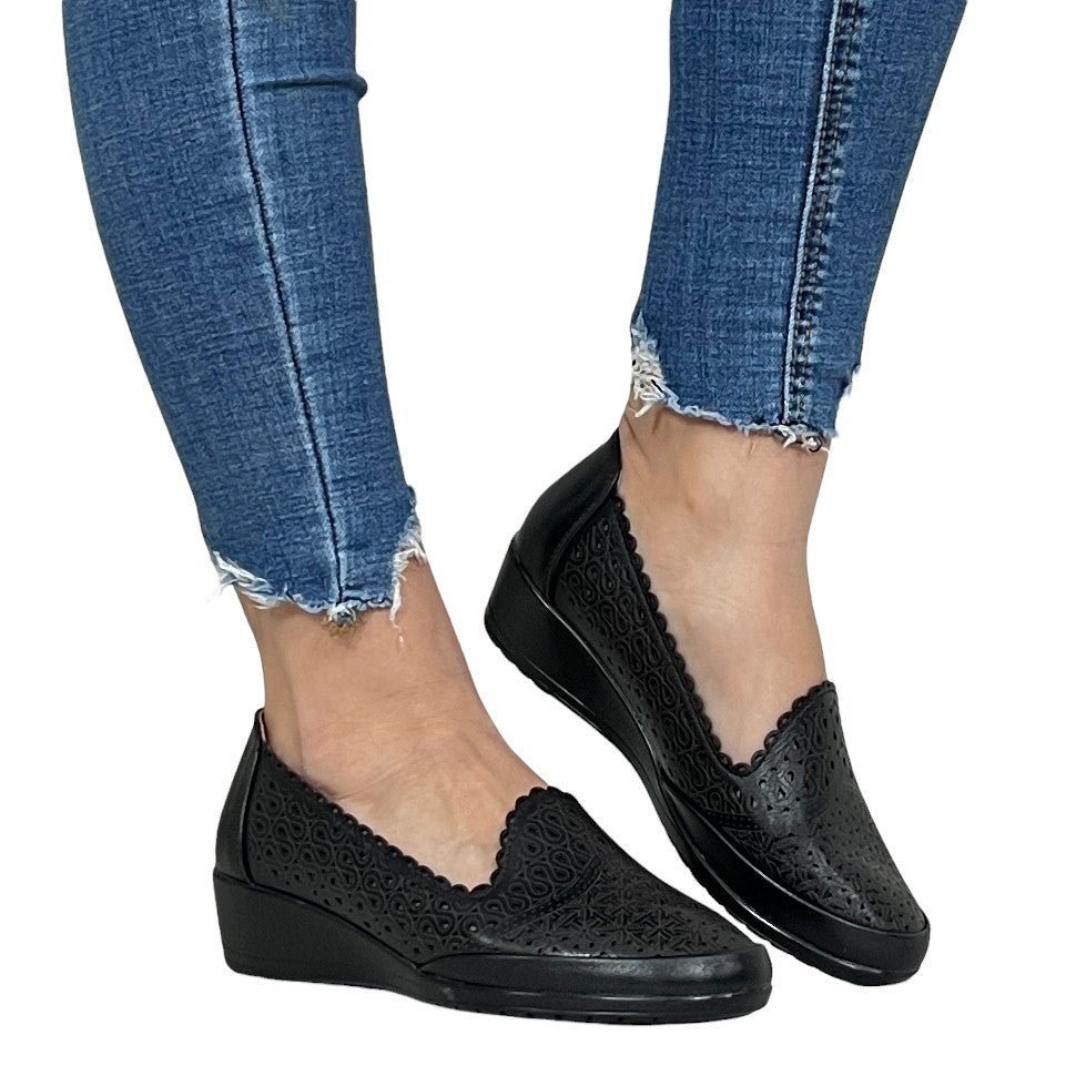 Pantofi Casual Teasa Negru - BristoGool