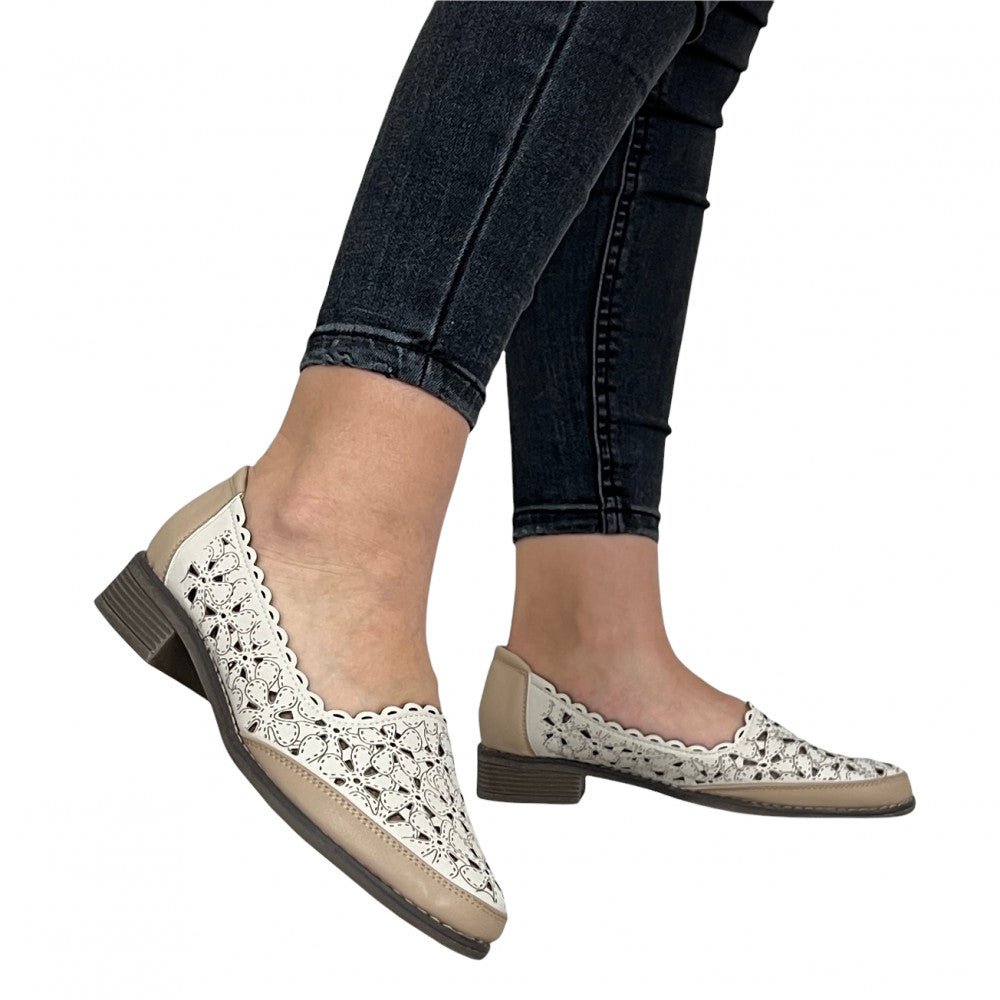 Pantofi Casual Theta Bej - BristoGool