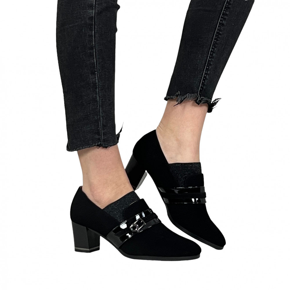 Pantofi Cu Toc Begonia 3 Negru